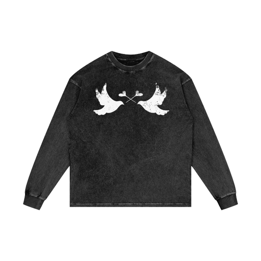 LI Two Doves Long Sleeve (Vintage Black)