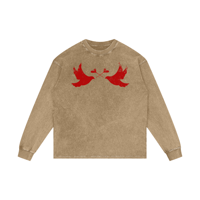 LI Two Doves Long Sleeve (Wild West Brown)