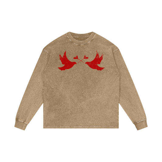 LI Two Doves Long Sleeve (Wild West Brown)