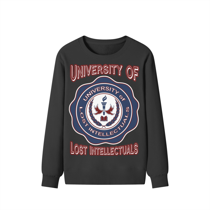 ULI School Emblem Crewneck Sweatshirt (Black)