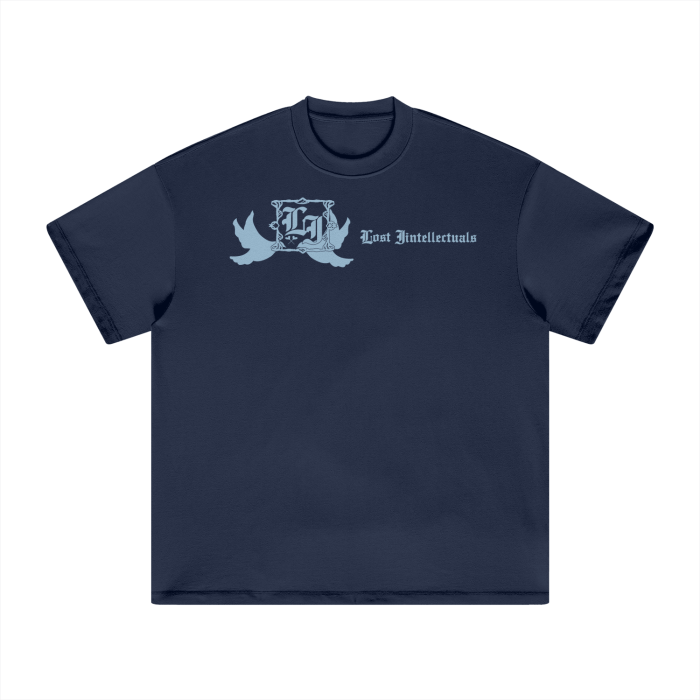 LI Foundation Shirt 3 (Cut Bottom) (Navy)