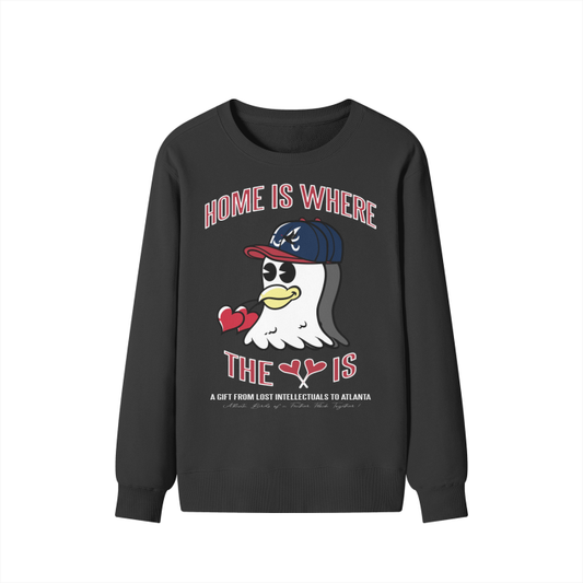 Home Is Where The Heart Is (Sweatshirt) (Black)