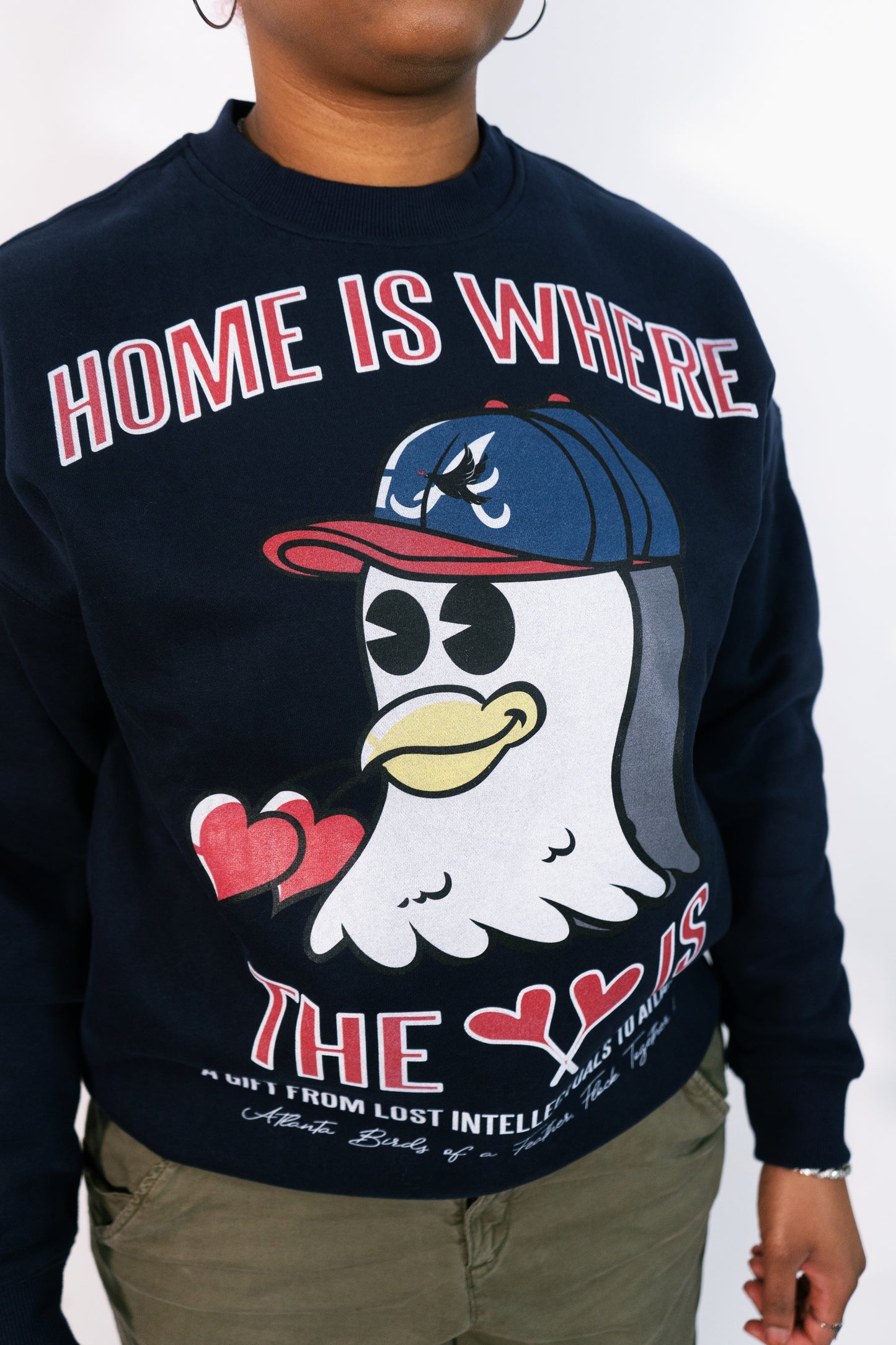 Home Is Where The Heart Is (Sweatshirt) (Black)