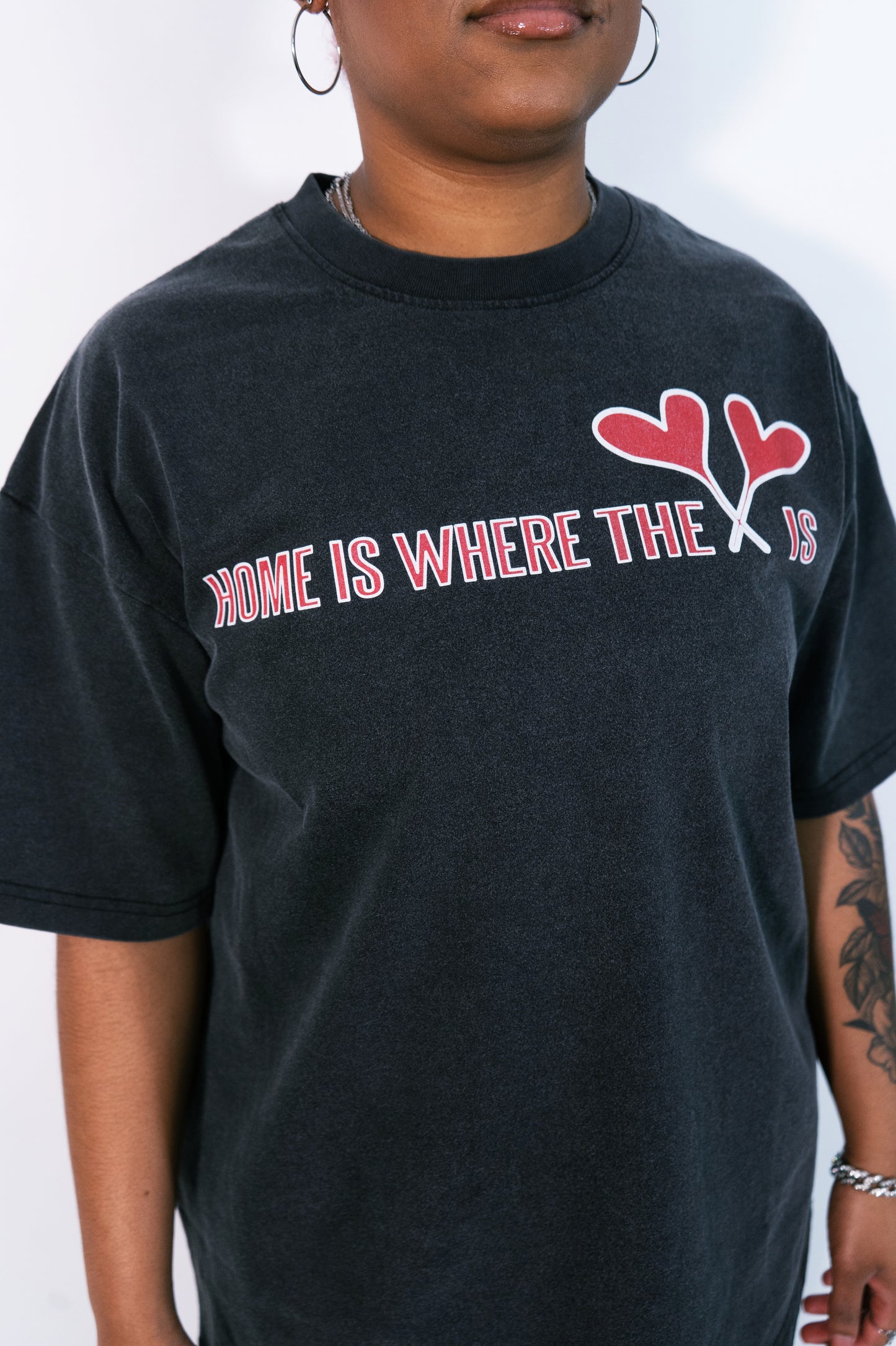 Home Is Where The Heart Is (Alternate Shirt) (Black)