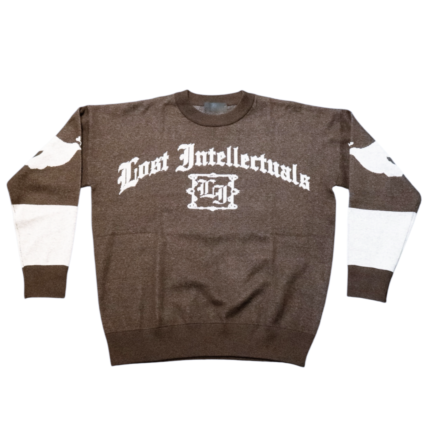 LI Committee Knit Sweater (Chocolate/Beige)