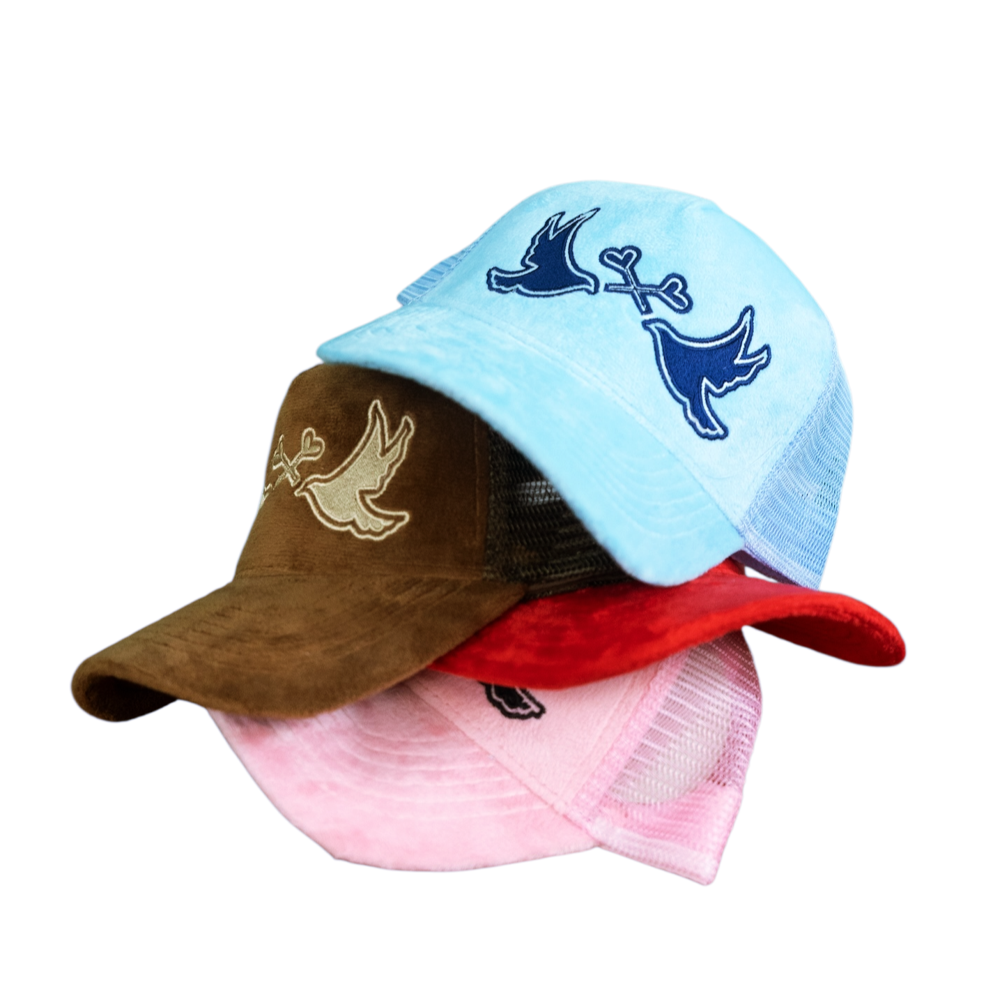 Two Doves Trucker Hats