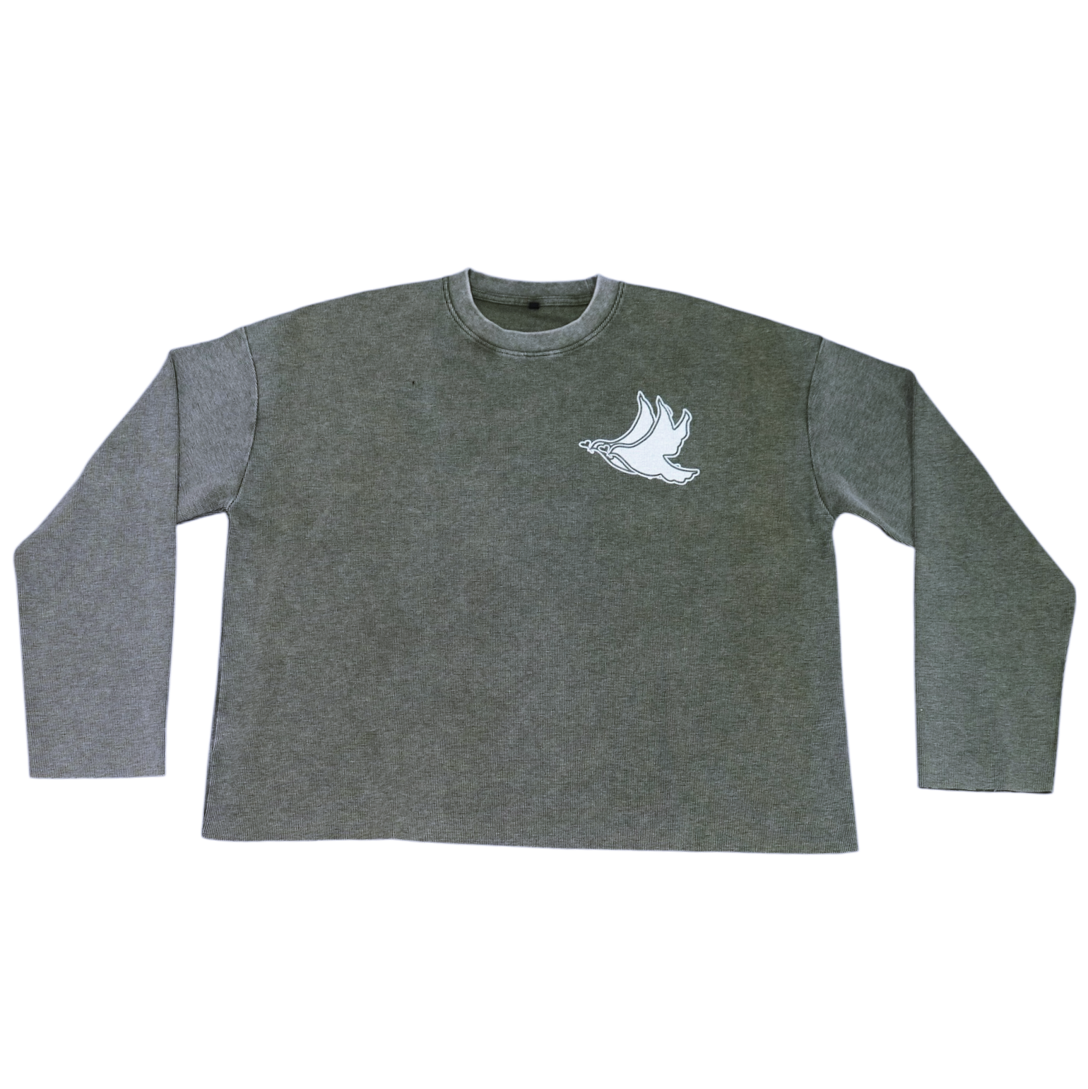 LI Essential Boxy Waffle Long Sleeve