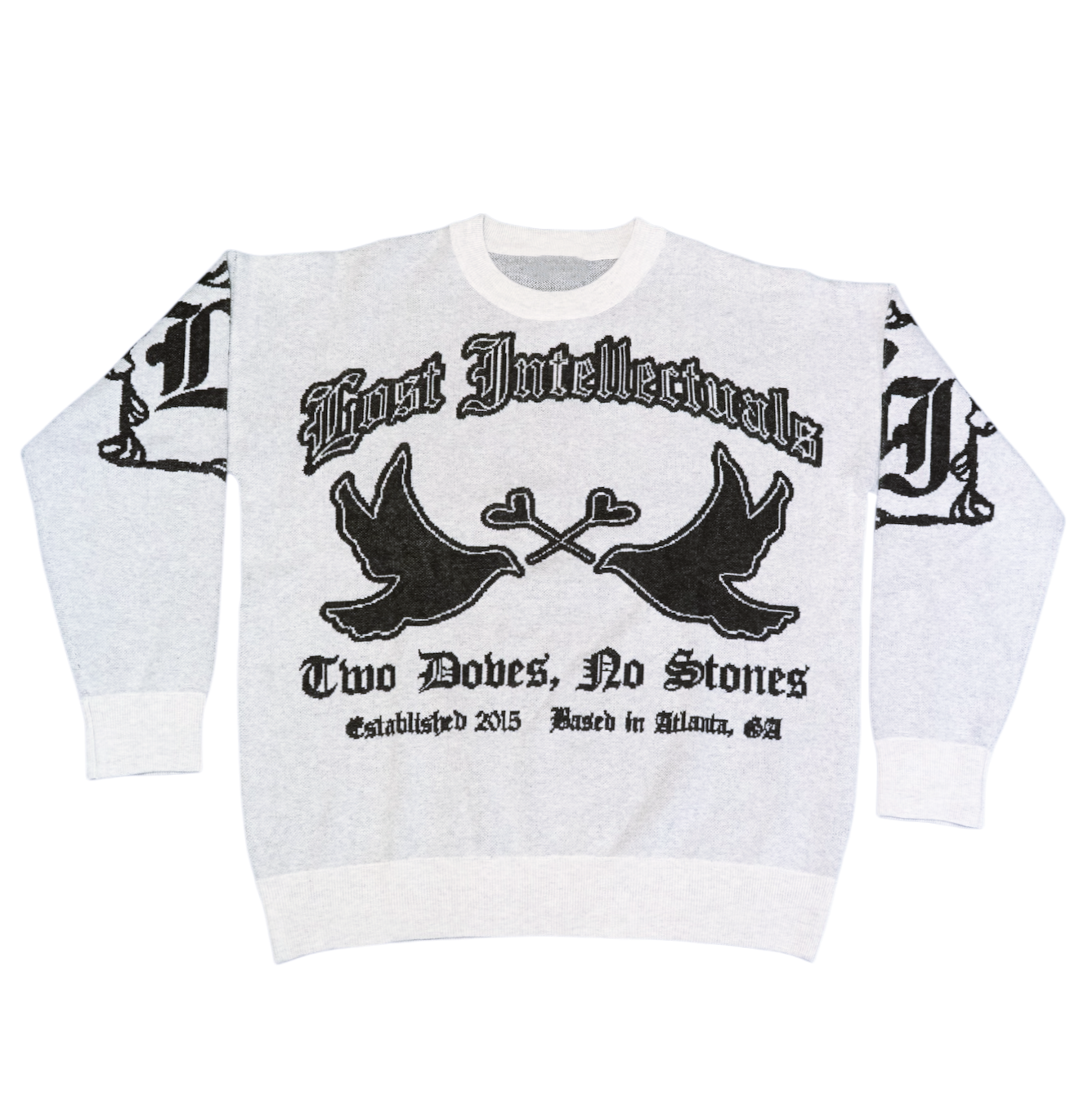 LI Signature Knit Sweater (Stone/Black)