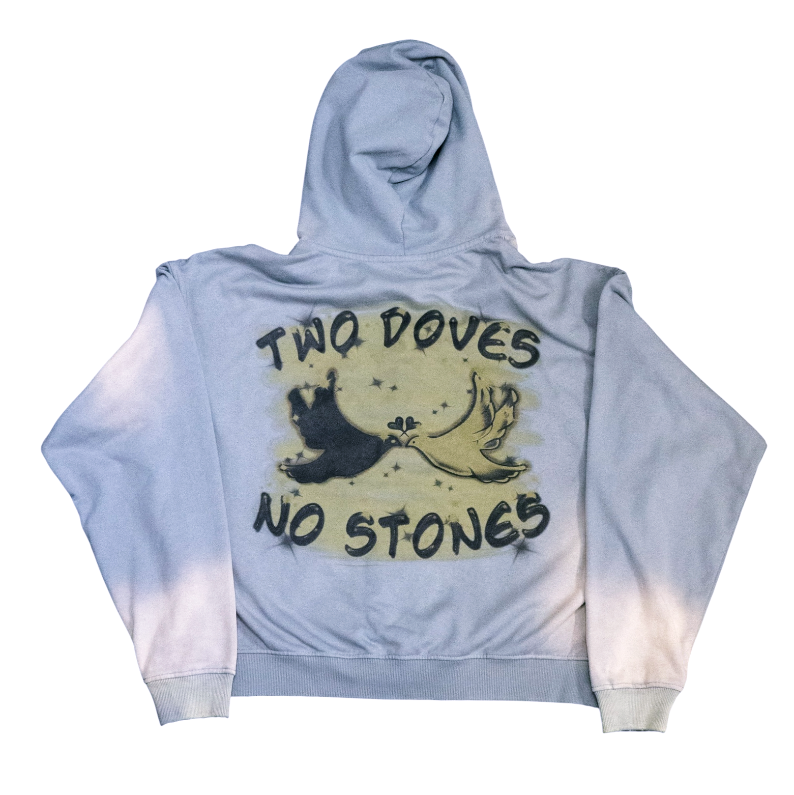 LI Airbrush Hoodie (Ash Blue/Green)