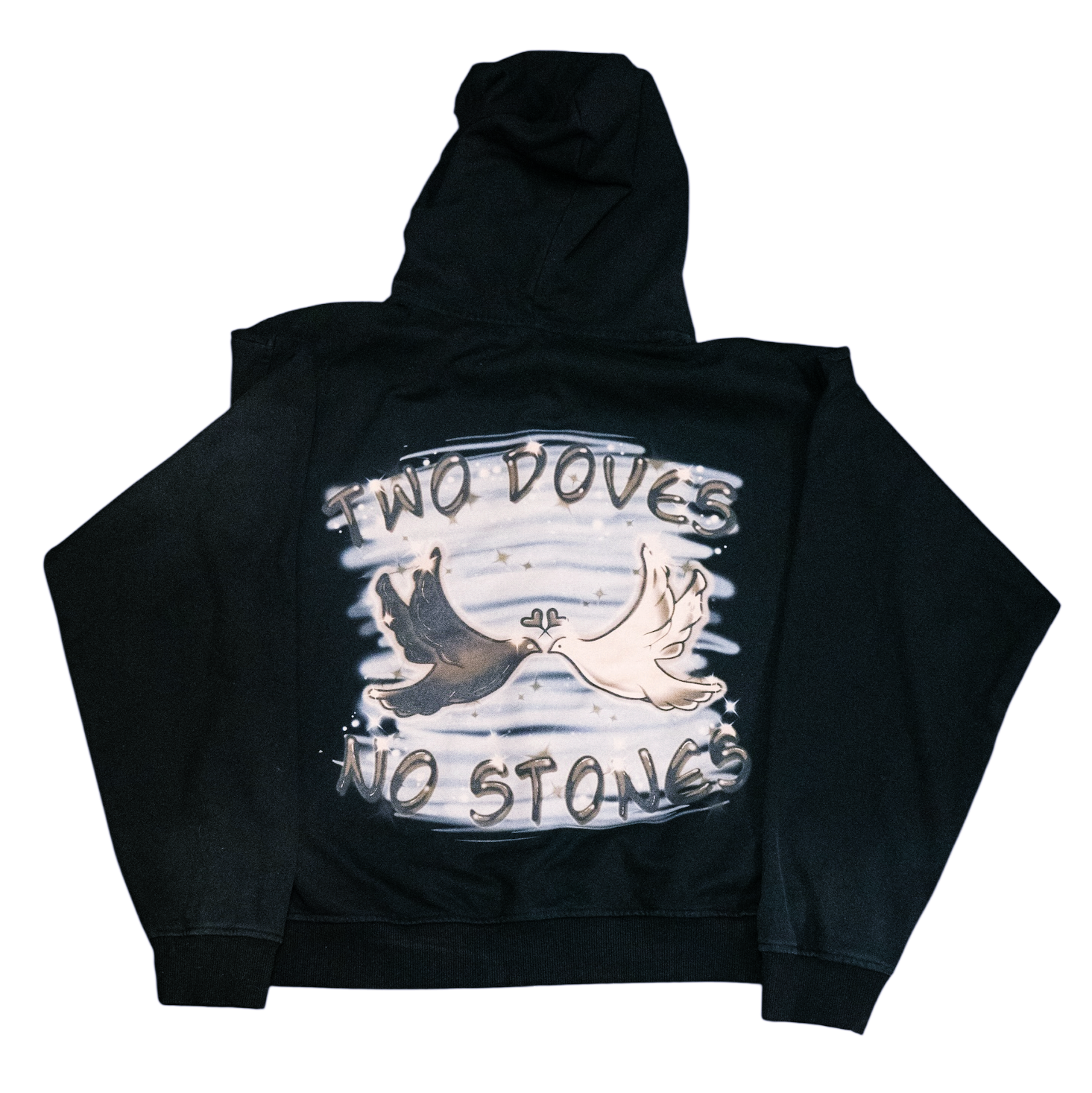 LI Airbrush Hoodie (Black/Brown)