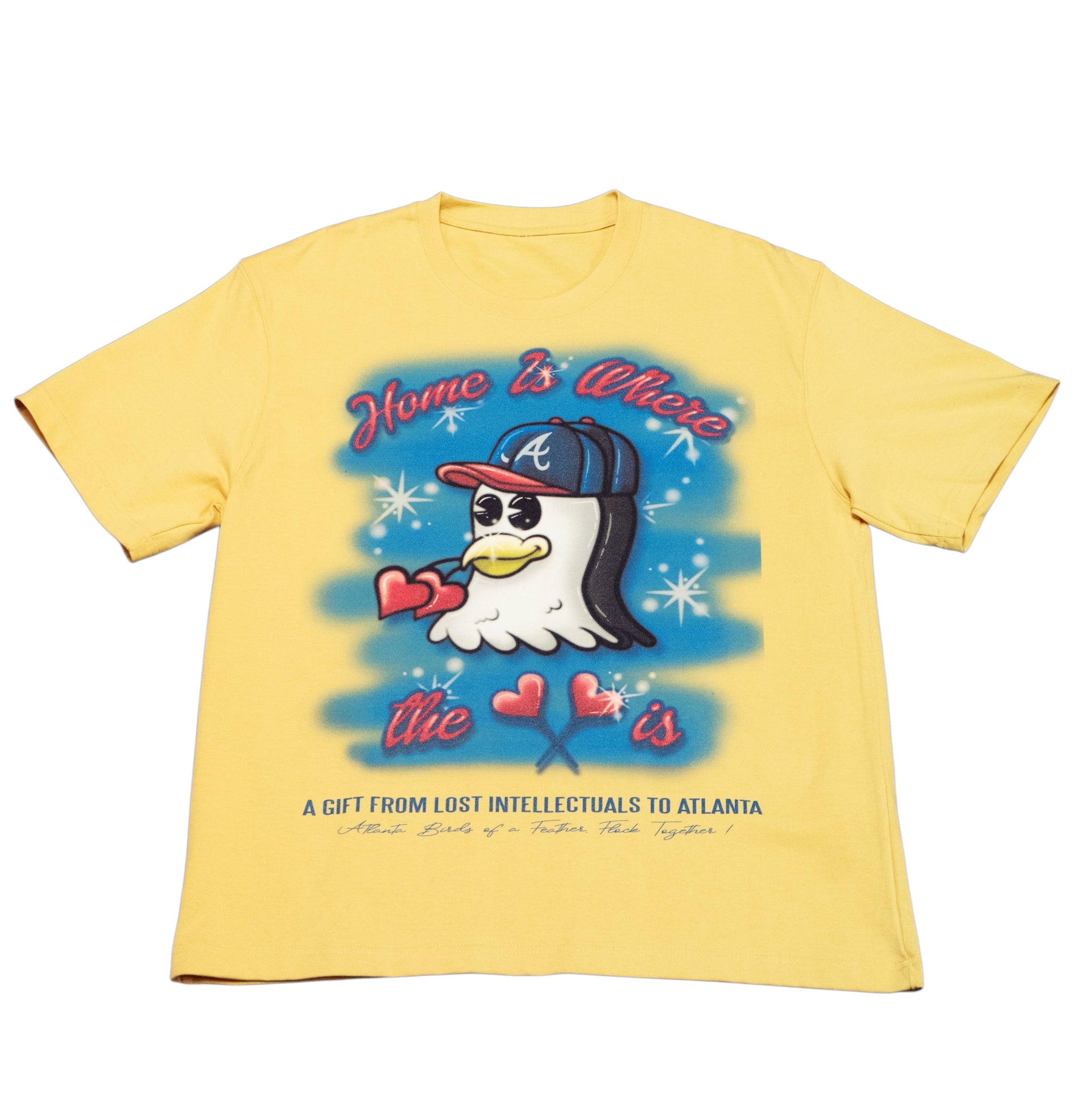 'Home Is Where The Heart Is' Airbrush T- Shirt