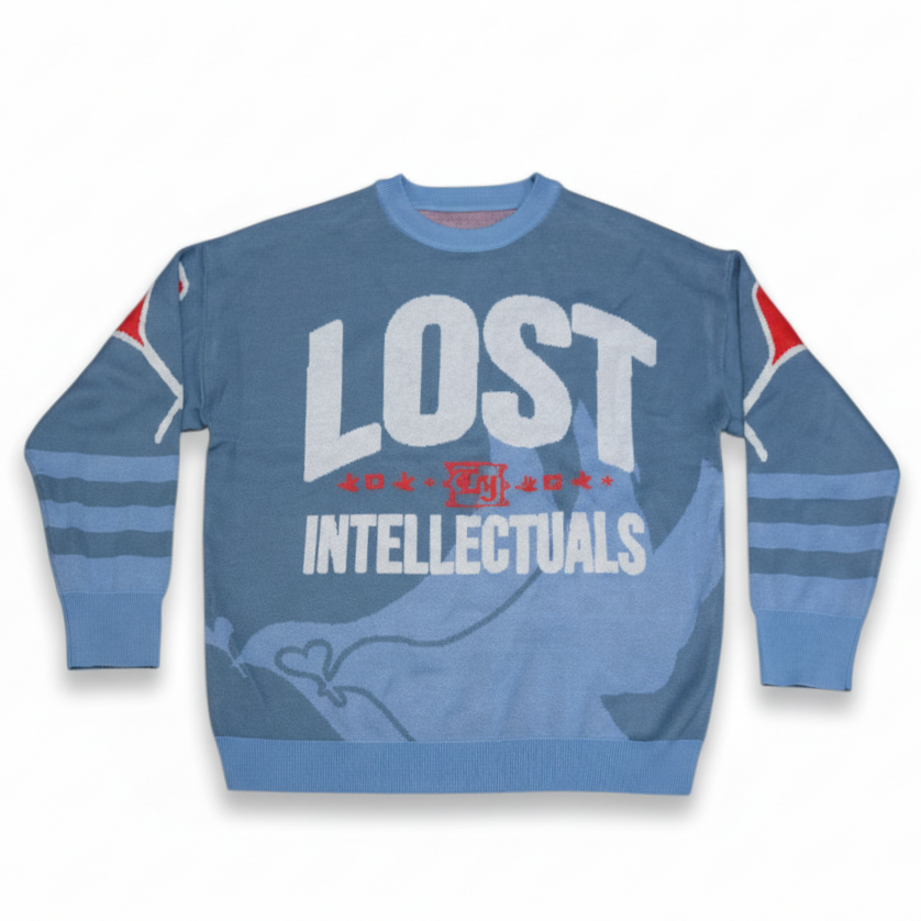 LI Two Doves Knit Sweater (Blue On Blue) (ASWM Edition)