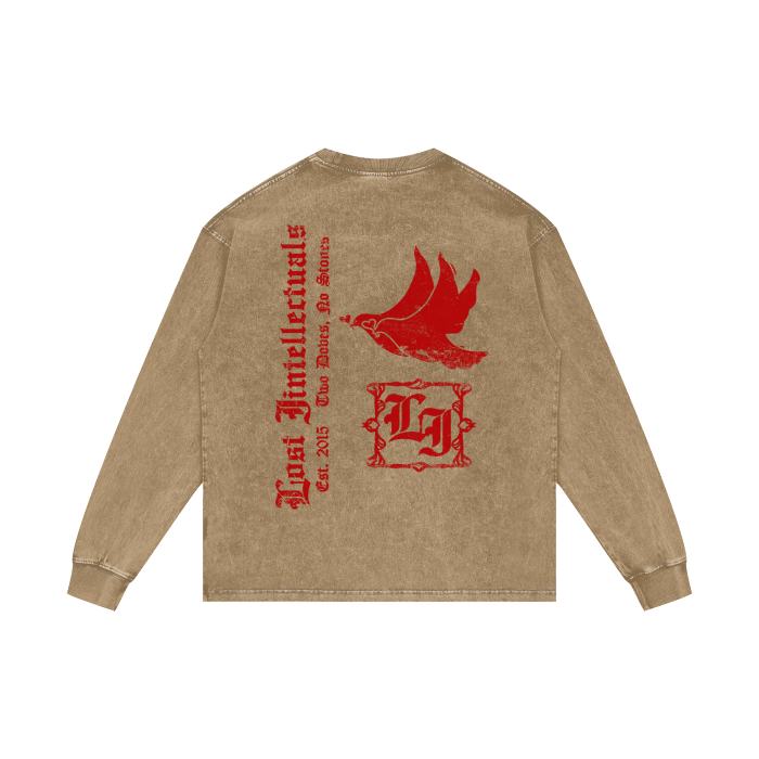 LI Two Doves Long Sleeve (Wild West Brown)