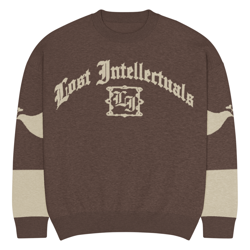 LI Committee Knit Sweater (Chocolate/Beige)